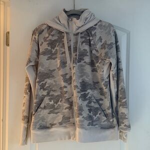 Athleta Cream and Gray Jacket